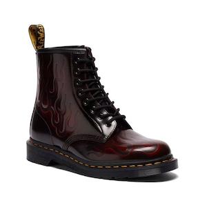 Dr Martens 1460 Inferno Cherry Red Arcadia Unisex Leather Boot
