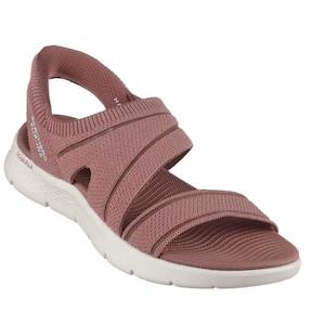 Skechers Womens Slip Ins Sandals Go Walk Flex Enticing Brown