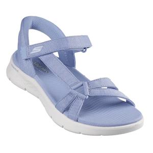 Skechers Womens Slip Ins Sandals Go Walk Flex Illuminate Periwinkle Blue