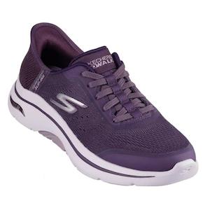 Skechers Go Walk Arch Fit Slip Ins 2.0 Valancia Plum Purple