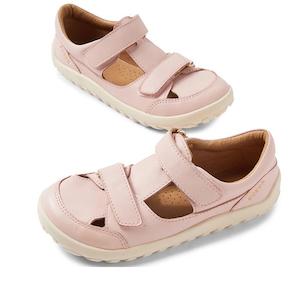 All Bobux: Bobux Kid+ Troop Leather Closed Toe Sandal Cameo Rose Pink