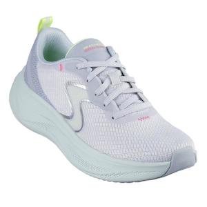 Casuals Sports: Skechers Womens Skech Cloud Smooth Wave Light Grey Green