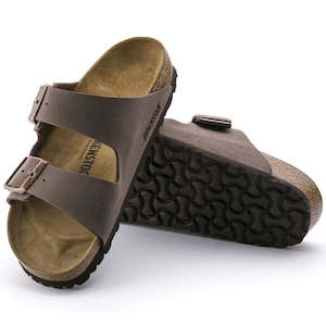 Birkenstock Arizona Birko Flor Mocca Regular Width