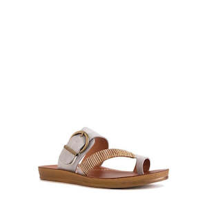 Sandals Jandals: Los Cabos Bria Cloud Gray Light Flexible Sandal Jandal