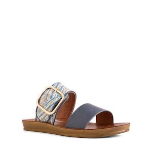 Los Cabos Doti Navy Multi Light Flexible Sandal
