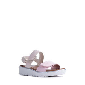 Womens: Los Cabos Arica Pink Cream Summer Women's Sandal W/Back Strap
