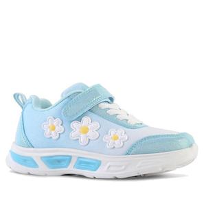 Clarks Alessia Daisy Blue Light Up Trainer