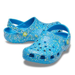 Crocs: Crocs Kids - Toddlers Classic Clog K Paint Splatter Print Blue Pink Multi