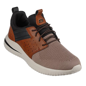 Skechers: Skechers Mens Delson 3.0 Cicada Slip On Casual Shoe