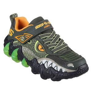 Skechers: Skechers Kids Skech-O-Saurus Lights 2.0 Olive Green