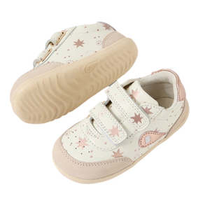 Bobux Step Up SU Champ II Sneaker Star Chalk White Rose Gold