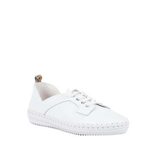 Casuals Sports: Bay Lane Scali White Womens Leather Summer Shoe