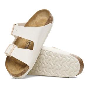 Birkenstock Arizona Birko Flor Eggshell Regular Width