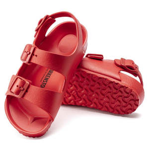 Sandals Beach Girls Boys: Birkenstocks Kids Active Red Milano EVA Sandal Narrow Width