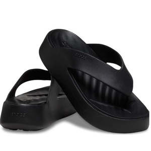 Crocs: Crocs - Womens Getaway PLATFORM Flip Sandal Black