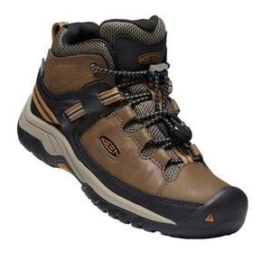 Keen: Keen Youths us 1-6 - Targhee Mid Boot Waterproof Dark Earth Brown