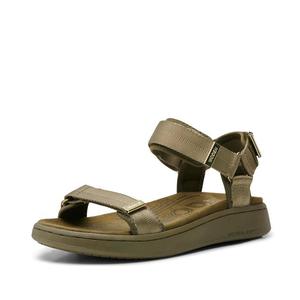 Woden Line Women's 3 Strap Sandal Dark Olive