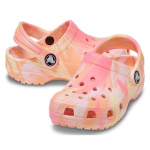 Crocs Kids Toddlers - Classic Clog K Marbled Guava Pink Multi