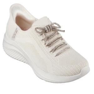 Skechers Womens Slip-ins Ultra Flex 3.0 - Diamond Dreamer Natural Gold