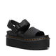 Dr Martens Voss Quad Single Strap Platform Sandal Black CLEARANCE