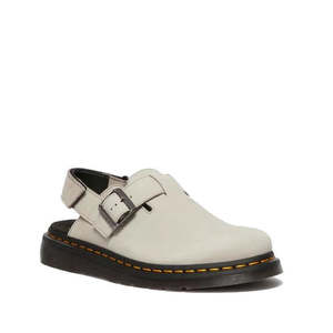 Dr Martens Sandals: Dr Martens - Jorge II Warm Stone Buttersoft Sling Back Sandal Covered Toe