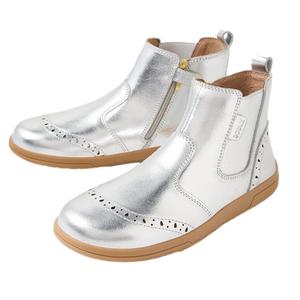 Bobux Kid+ KP Billie 2 II Girls Leather Boot Silver