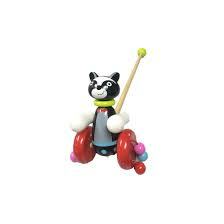 Toddler: Push Along Toy Wooden - Cat