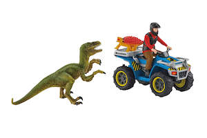 Toys: Schleich - Quad Escape from Velociraptor