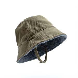 Baby Kids Hats: Hi-Hop | Girls Winter Bucket Hat - Blue/Sage