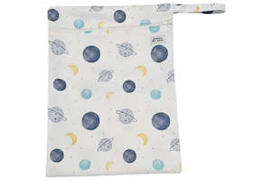 Nappy Time Nappy Bags: Snazzi | Wet Bag - Planets (Medium)