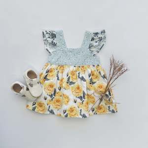 Love Henry | Baby Girls Hattie Dress - Amalfi Coast