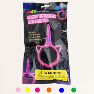 Miscellaneous Items: Glow Headband - Assorted Colours