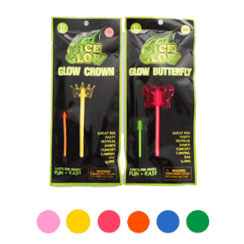Miscellaneous Items: Glow Butterfly or Crown Wand