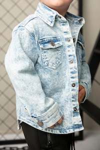 Cracked Soda | JJ Denim Shirt Jacket Blue Denim