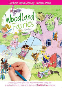 Scribble Down Transfer-Fairies RRP $11.99