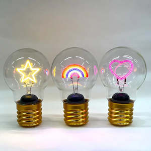 Childrens Lights Sleep Clocks Watches: Stellar Haus LED Filament Lightbulb Night Light-Star