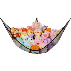 Miscellaneous Items: Versatile Stuffed Animals Hammock Organiser (White)