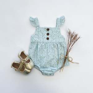 Love Henry: Love Henry | Baby Girls Freya Playsuit - Pansy Blue