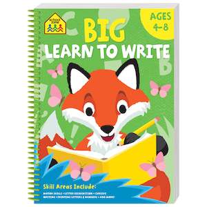 School Zone Big Spiro Workbook Writing