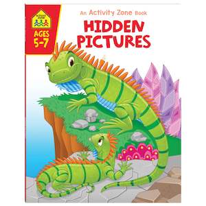 School And Kindergarten: School Zone Activity Zone Hidden Pictures