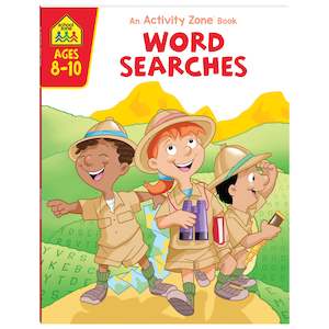 School And Kindergarten: School Zone Activity Zone Word Searches