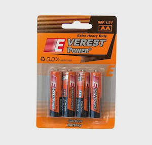 Kingever Extra Heavy Duty Battery AA 4pcs