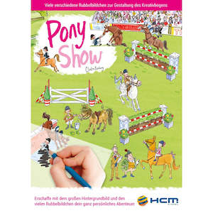 Scribble Down Transfer- Pony Show RRP $11.99