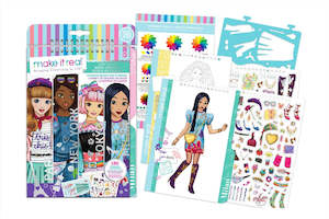 Girly Arts Crafts: Fashion Design Sketchbook - Asstd RRP $16.99