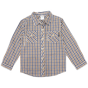 Korango Clothing Accessories: Korango | Check Shirt Beige