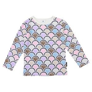 Korango Clothing Accessories: Korango | Arch Print Tee Blue