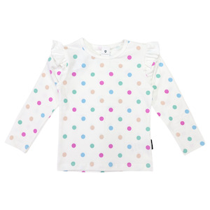 Korango Clothing Accessories: Korango | Polkadot Tee Cream