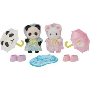 Sylvanian Families 1: Sylvanian Families - Nursery Friends - Rainy Day Duo