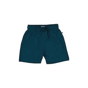 Burrow Be: Burrow & Be | Boys Deep Teal Leo Shorts
