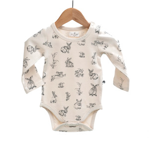 Burrow & Be | L/S Bodysuit - Burrowers Almond